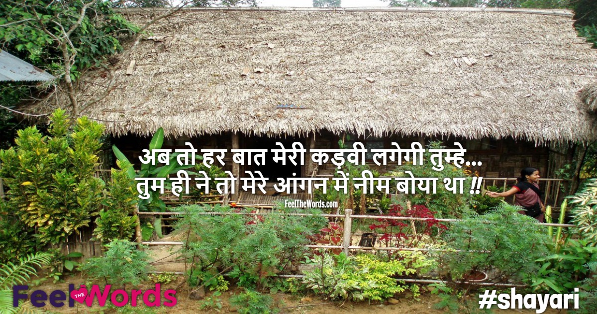 अब तो हर बात मेरी कड़वी लगेगी तुम्हे